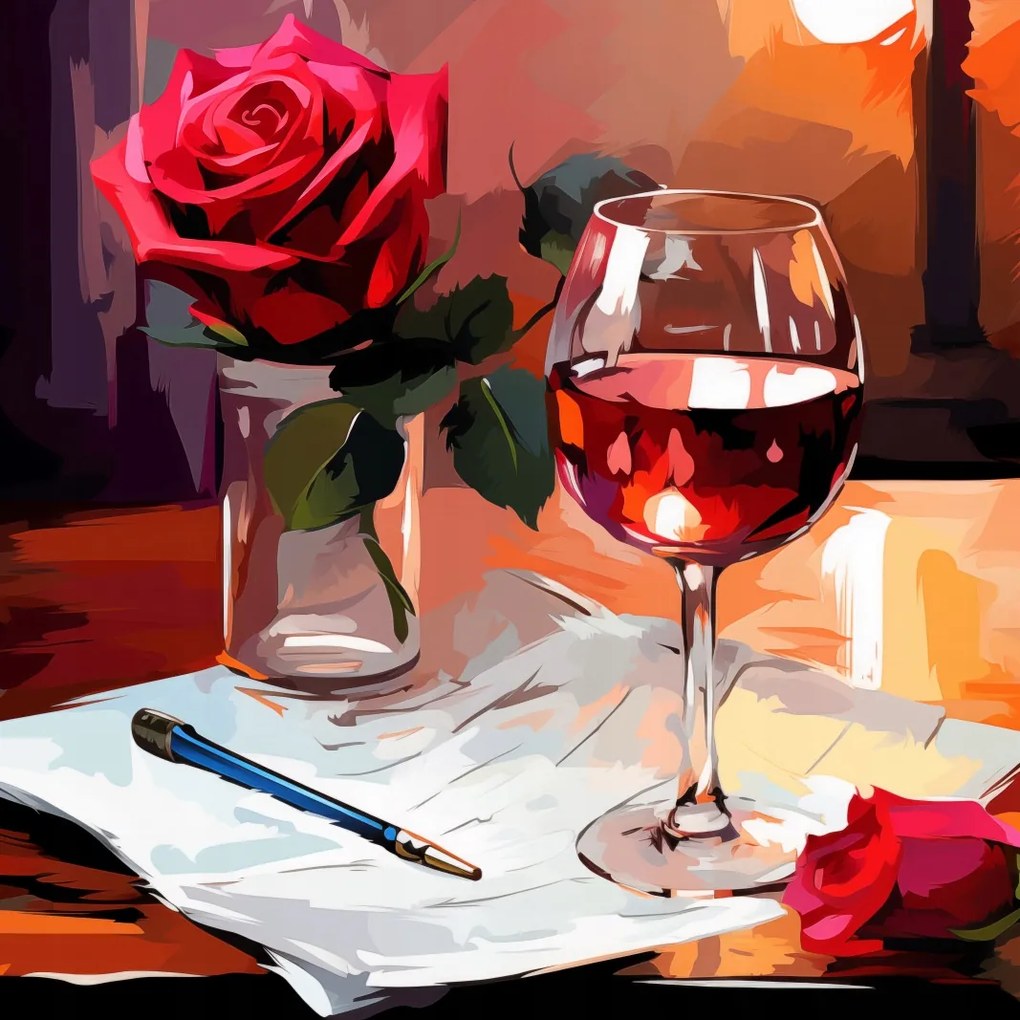 Poszter 80x80cm Költői este