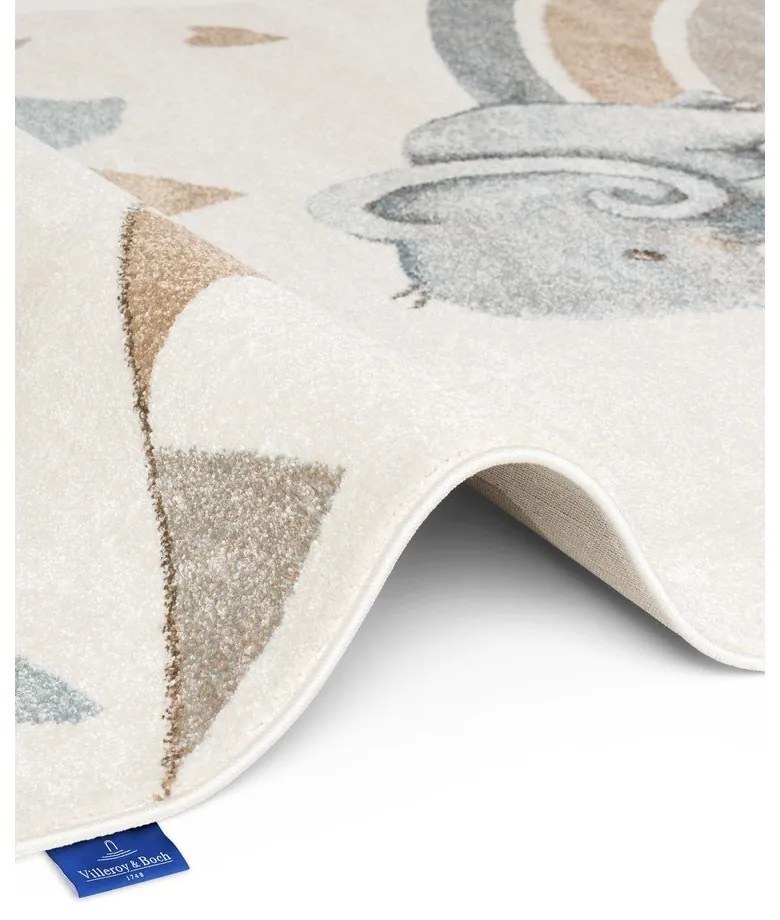 Krémszínű gyerek szőnyeg 120x170 cm Walk like an Elephant Rainbow Party – Villeroy&Boch