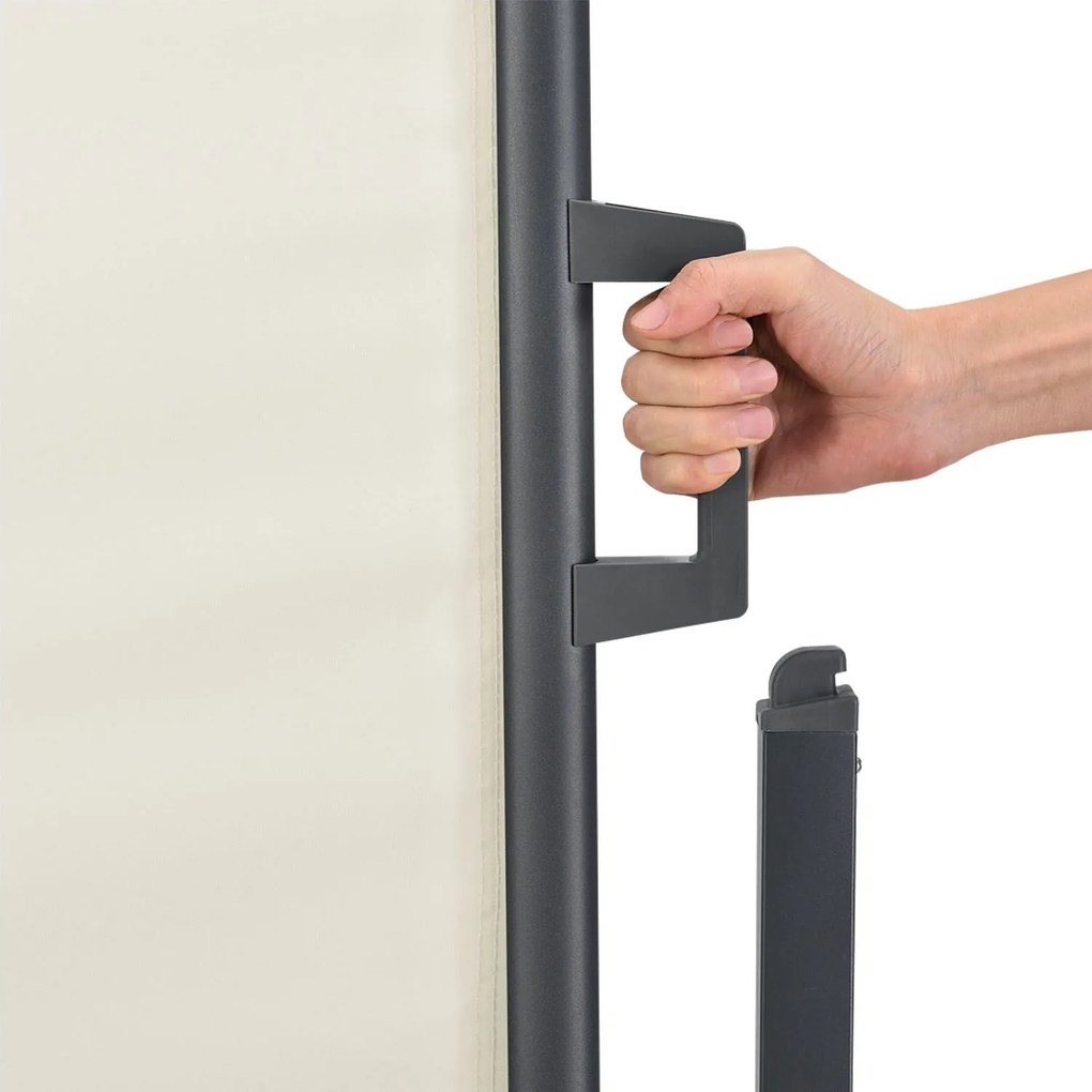 Juskys Dubaj oldalsó napellenző 500x160 cm - bézs