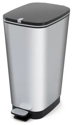 Chic műanyag szemetes kosár, térfogata 60 l, Coffee menu