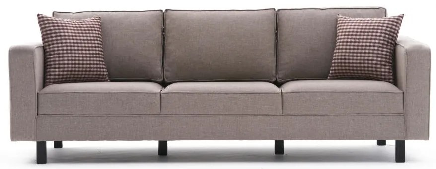 3 személyes kanapé Kale Linen - Krém