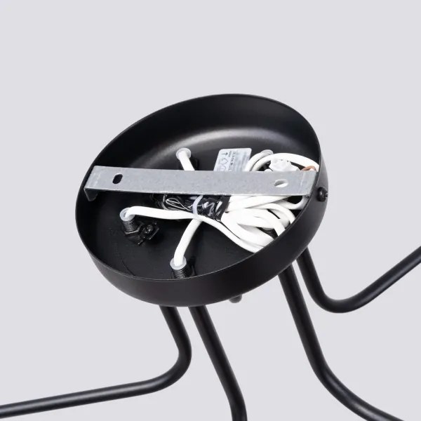 Sollux SL.1663 - Csillár rúdon ASTRAL 5xG9/8W/230V fekete