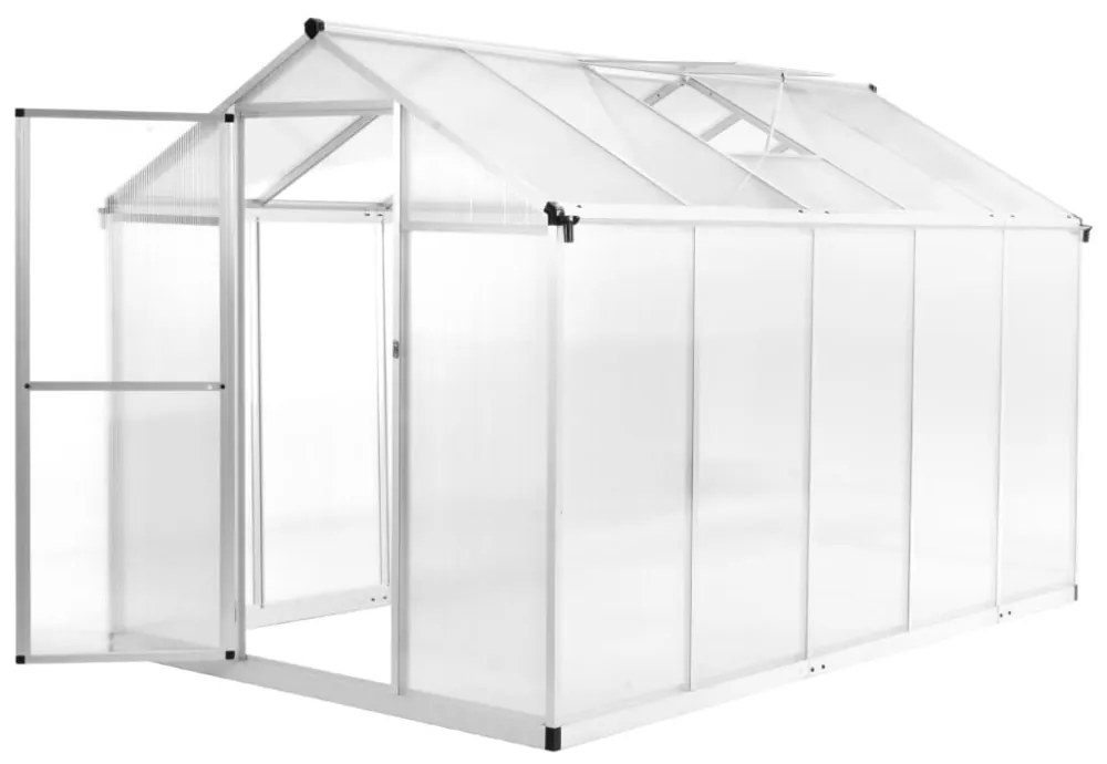 alumínium melegház 302 x 190 x 195 cm 11,19 m³