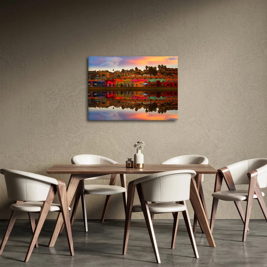 Kép - A nyári úszások helyszíne (70x50 cm)