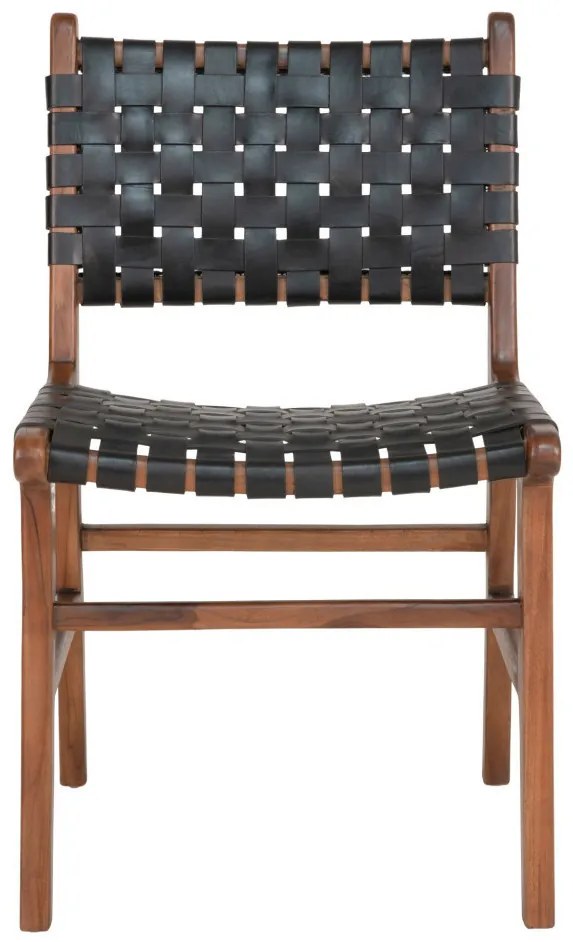 Perugia étkezőszék fa fekete