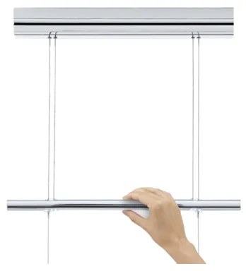 EGLO 91752 - ALEANDRO LED-es függeszték állítható 4xLED/6W