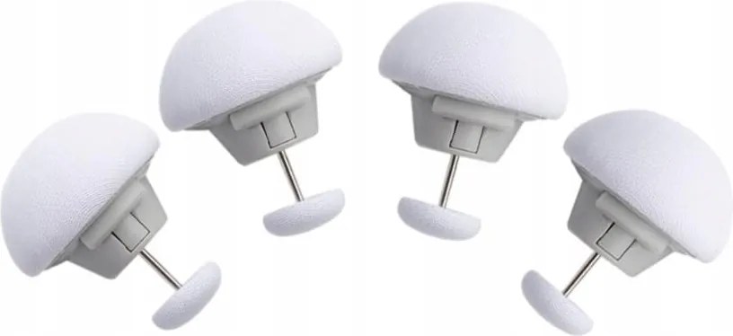 Ágyneműhuzat, függöny, ágyneműcsipesz szett 4db-os fehér