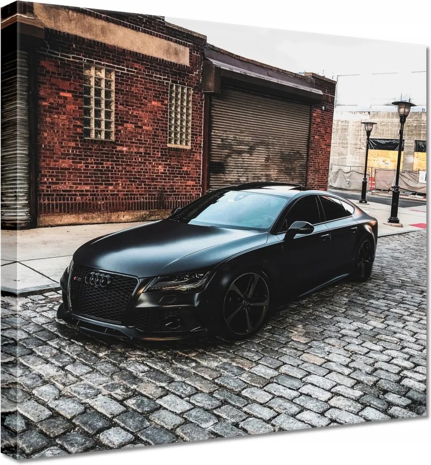 Vászonkép 30x30 Fekete Audi Rs
