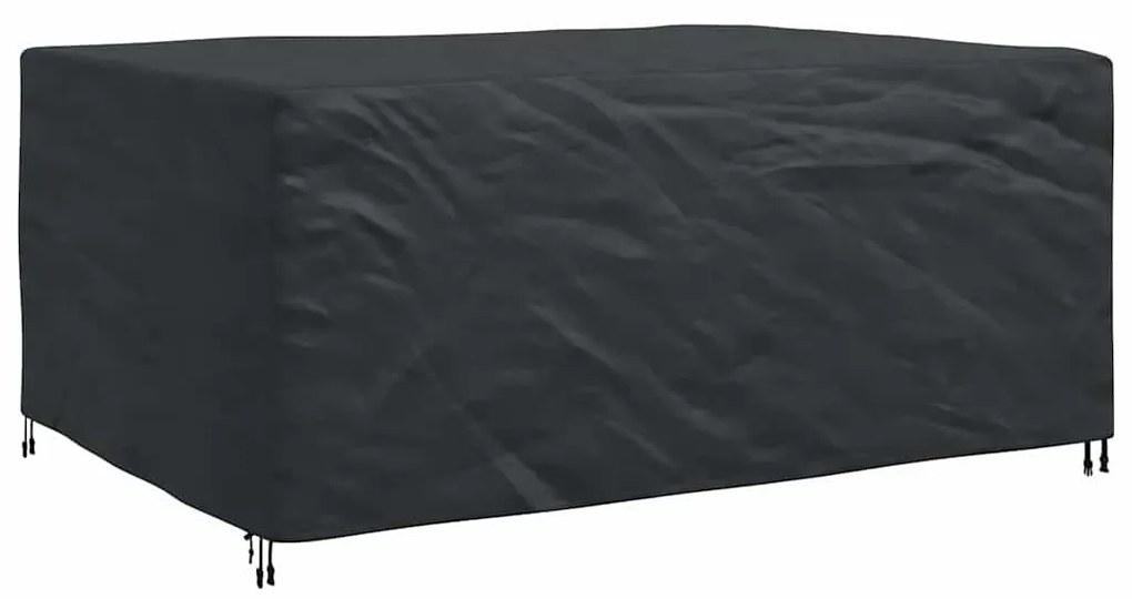 Kültéri bútorhuzat Fekete 240 x 160 x 100 cm 210D
