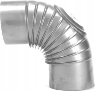 Firefix Fal A110/BT íves könyök 90° 110mm fémlemez kályhacső