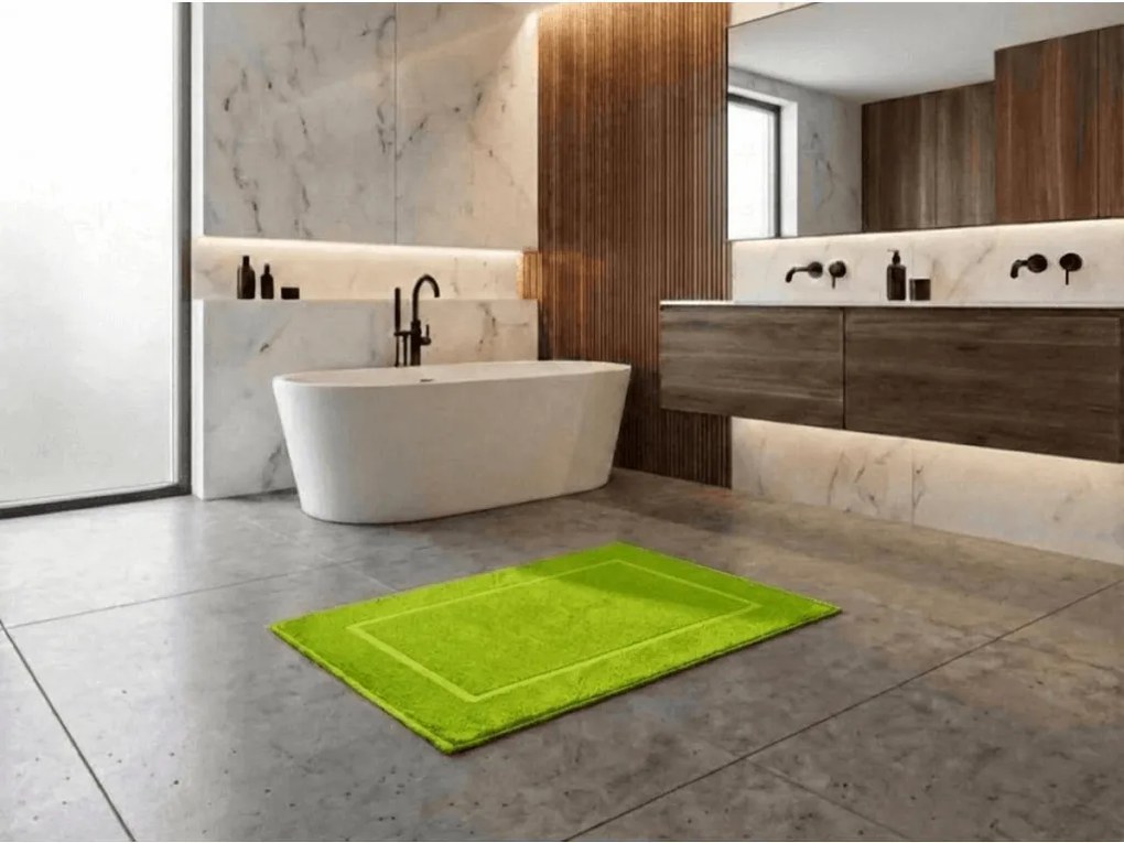Hotel világoszöld fürdőszobaszőnyeg 750g/m2