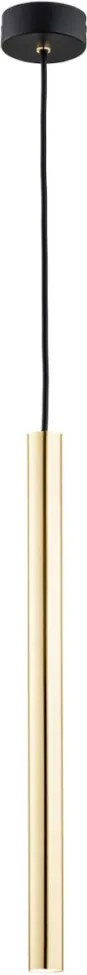 ARGON 8104 SICILIA PLUS Hengeres Függesztett Lámpa Sárgaréz, Fekete Struktúra G9 IP20