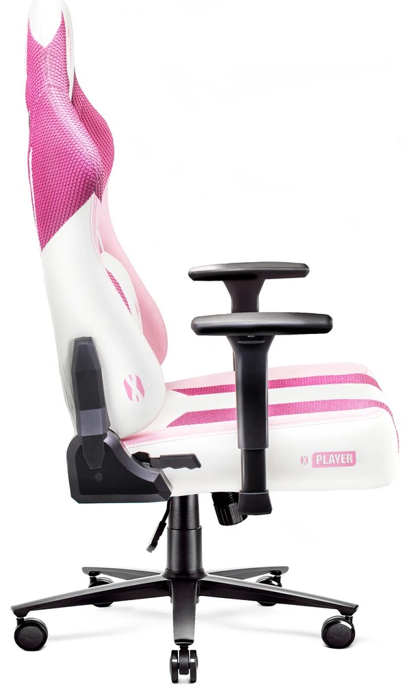 Diablo X-Player 2.0 szövet gamer szék gyerekeknek Kids méret: Marshmallow Pink/Rózsaszín