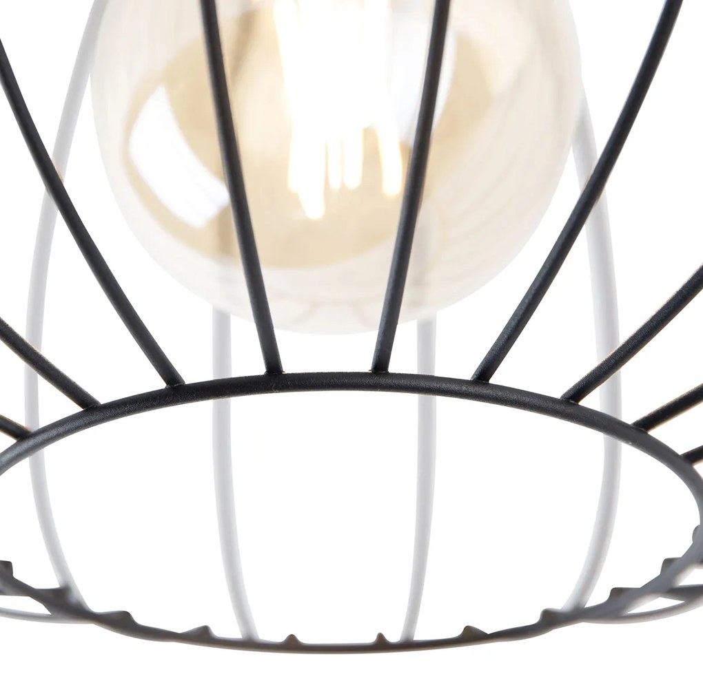 Okos mennyezeti lámpa fekete, Wi-Fi-vel, G95 - Margarita