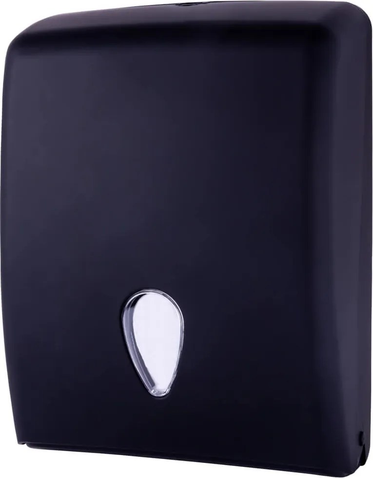 Törölközőtartó HES48 Fekete 600 levélhez-matt, stílusos design