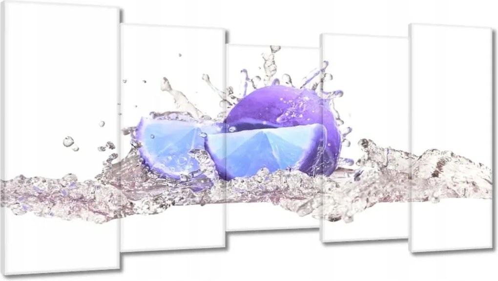 Vászonkép 150x80 Kék lime