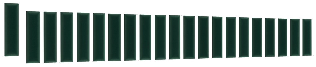 Kárpitozott panel 20 db. Quadra 210x90x60 cm (zöld). 1052007
