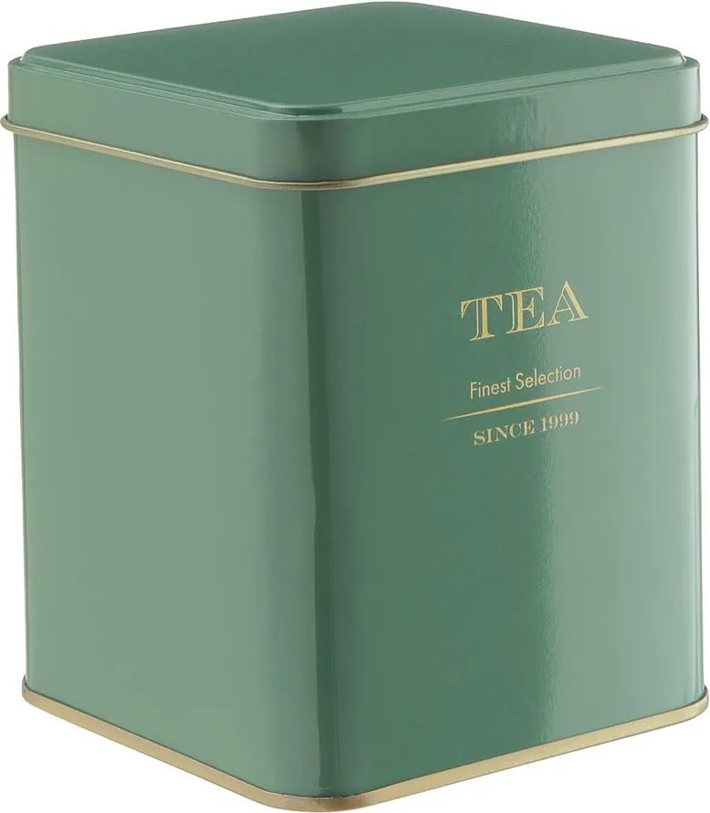 TIN TIN fém teás doboz, zöld 790 ml