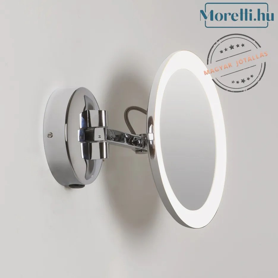 Ledes Tükör Fekete Mascali Round LED ASTRO 1373001