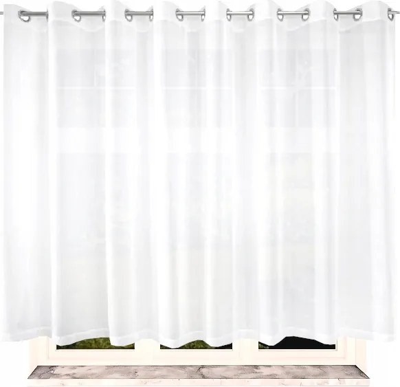 Függöny Készre szerelve 150x300 fátyol karikák