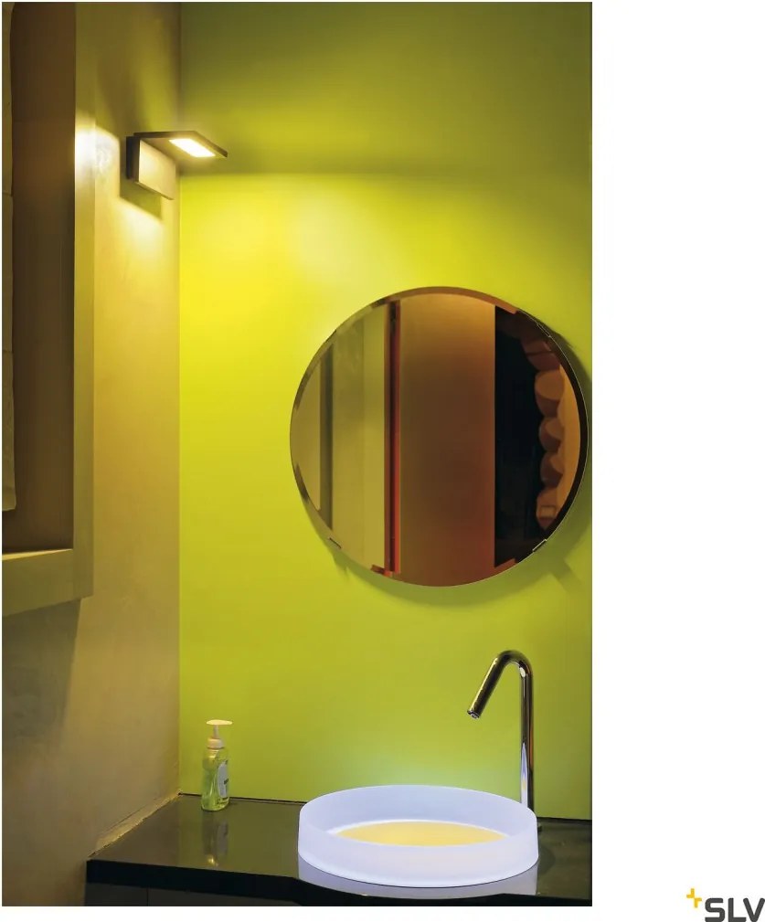 SLV 231355 ANGOLUX Modern Kültéri Fali Lámpa Antracit LED IP44