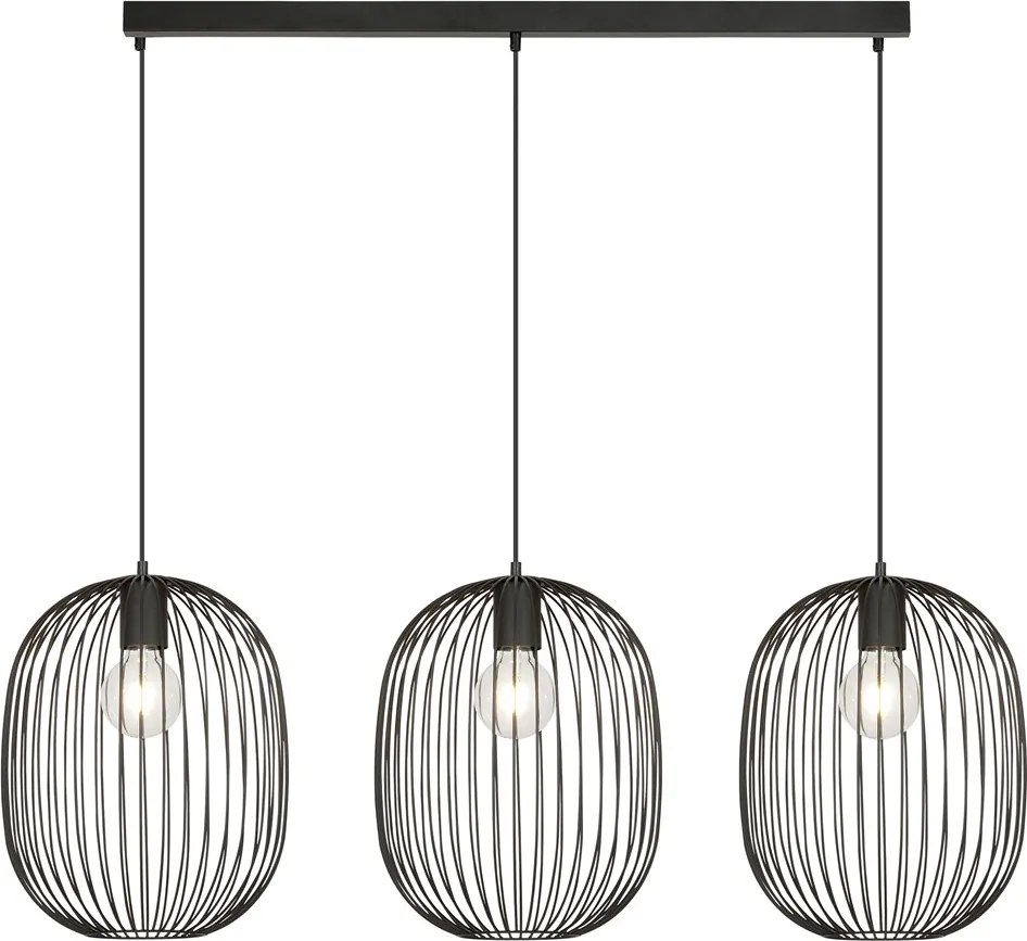Emibig modern skandináv függeszték onyx fekete emi1304/3