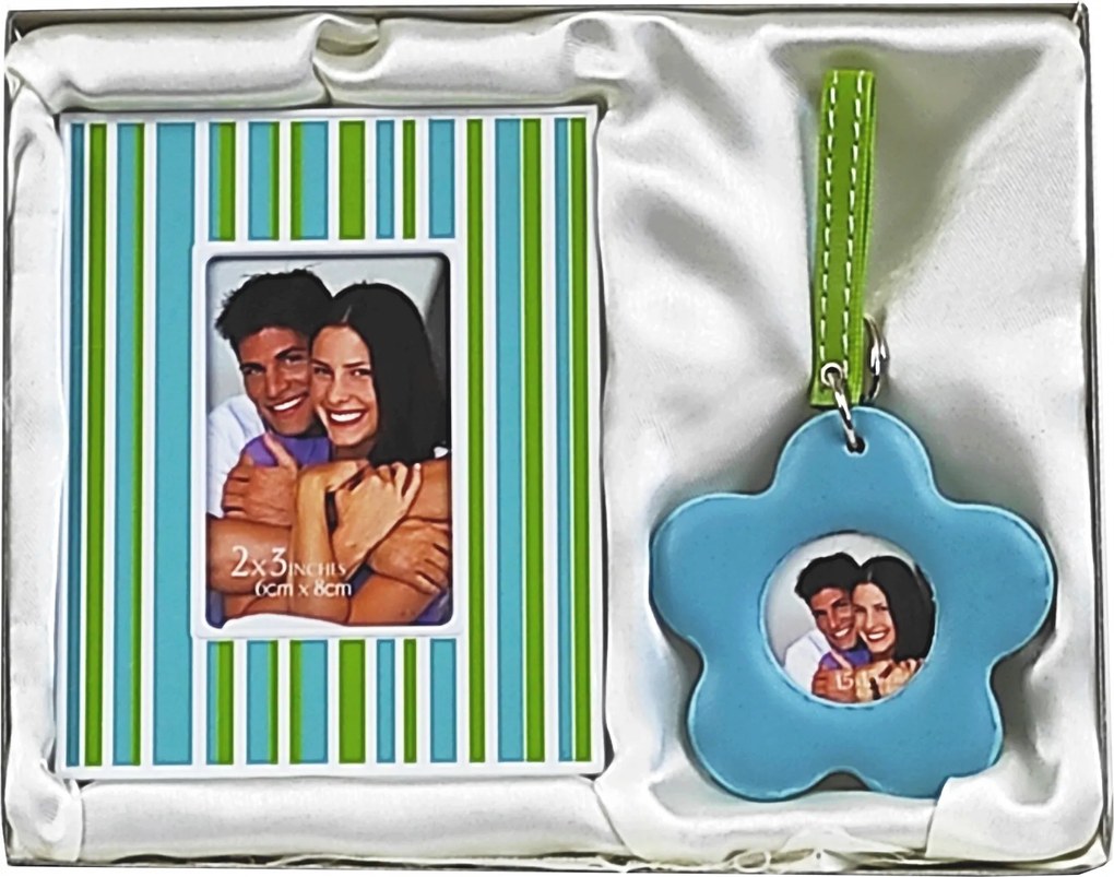 Gyerek képkeret AS-149 kép 6x8 cm+kulcstartó Szett