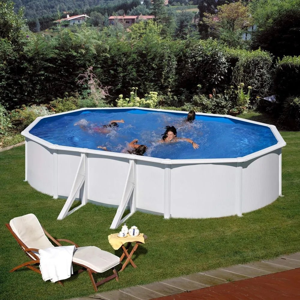 GRE WHITE STAR 500 x 300 x 132 cm ovális merevfalú medence