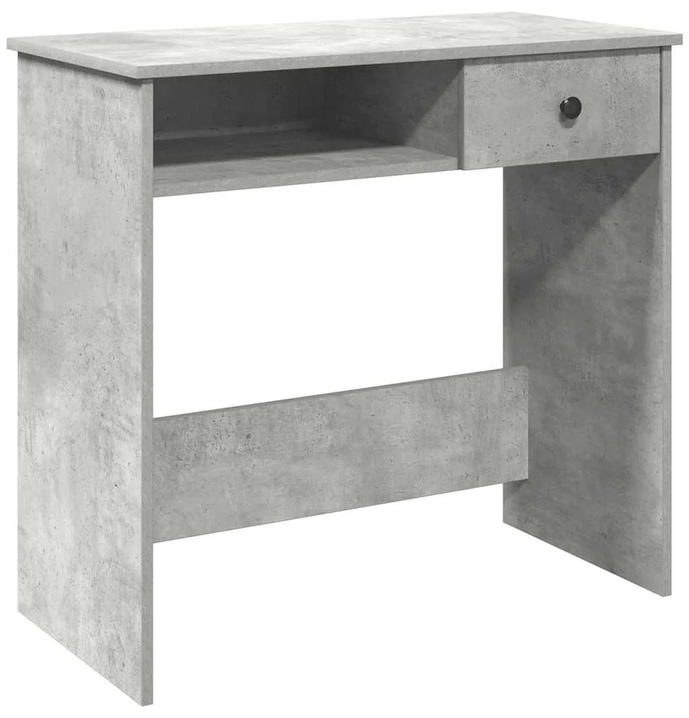 vidaXL betonszürke forgácslap íróasztal 80 x 40 x 75 cm