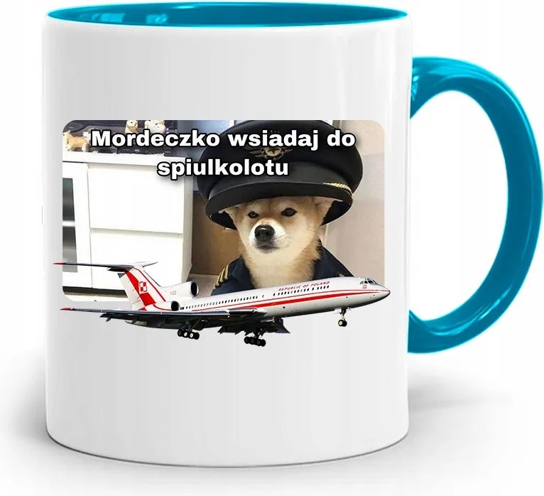 Bögre Kék Vicces Gyilkos Szállj Be nyomott mintával