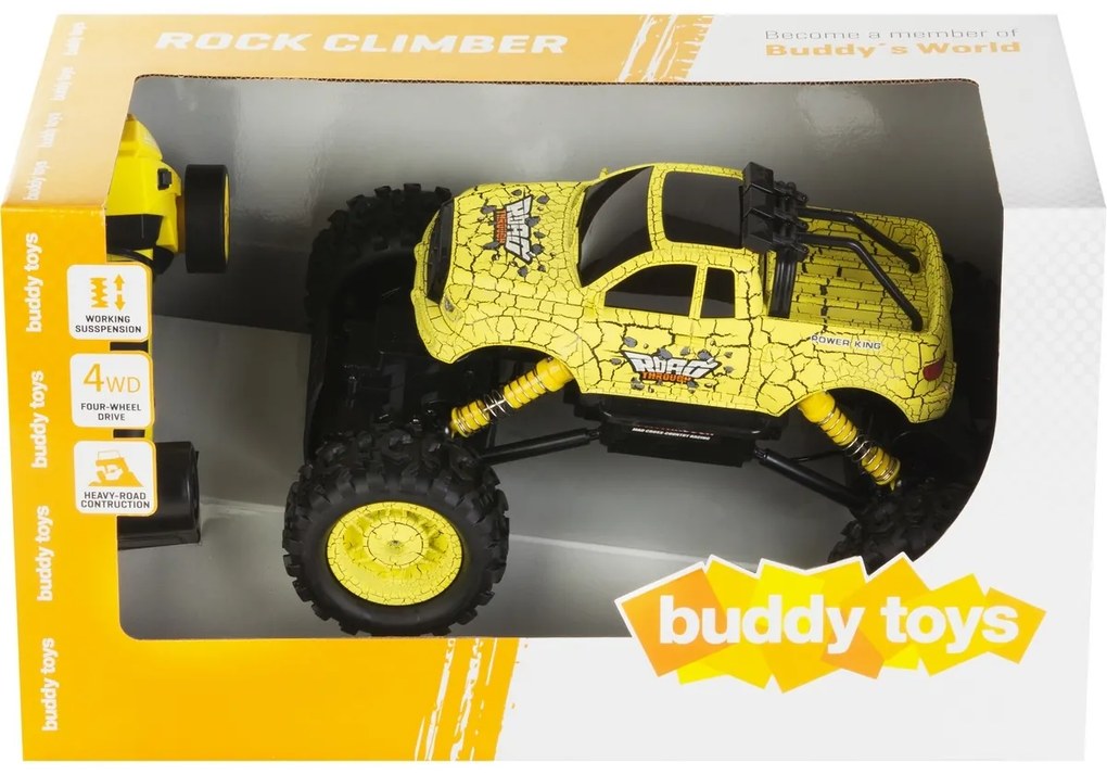 Buddy Toys BRC 14.612 RC Rock Climber távirányítós autó, sárga