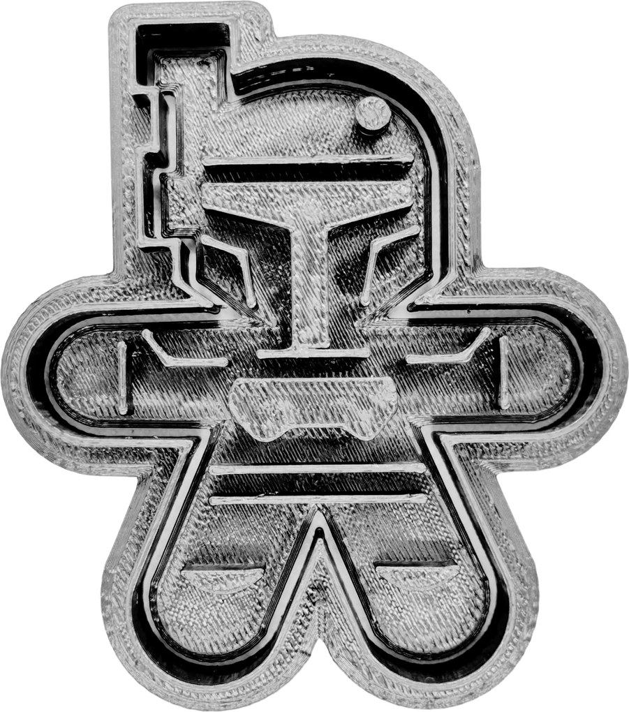 Mandalorian alakú tortaforma Star Wars-ból