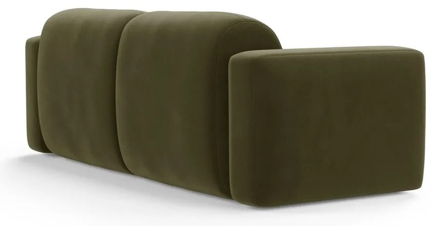 Khaki bársony kanapé 220 cm Strino – Cosmopolitan Design