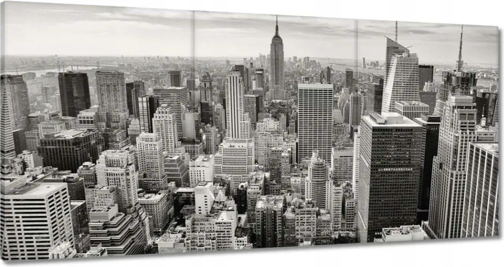 Festmények 120x60 Manhattan madártávlatból