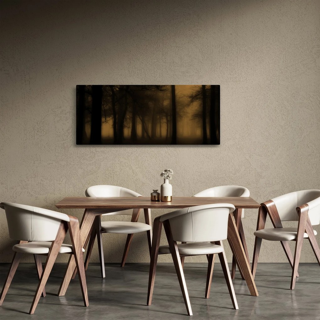 Kép - Sötét erdő (120x50 cm)