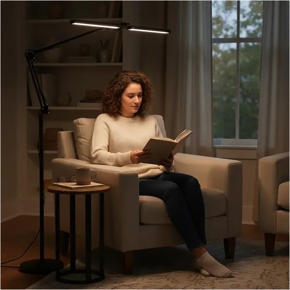 Brilagi - VARIO dimmelhető flexibilis LED állólámpa 14W/5V 157 cm fekete