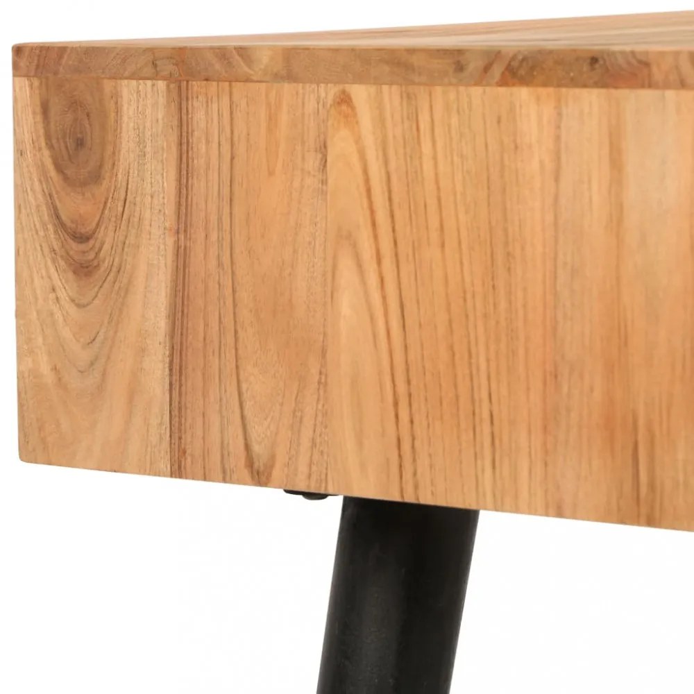 tömör akácfa íróasztal 118 x 45 x 76 cm