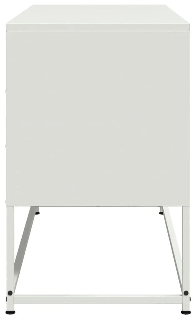 fehér acél TV-szekrény 100,5x39x60,5 cm