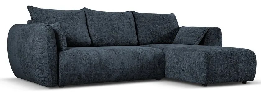 Sötétkék sarokkanapé (jobb oldali) Matera – Cosmopolitan Design