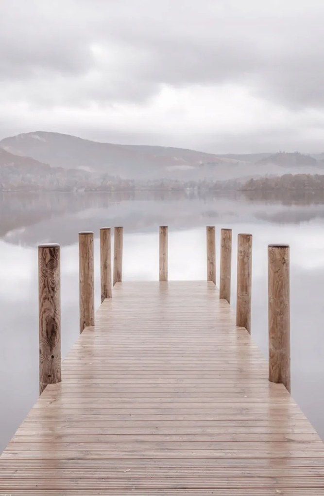 Poszter 53x81cm Móló Derwentwater 2, Assaf Frank