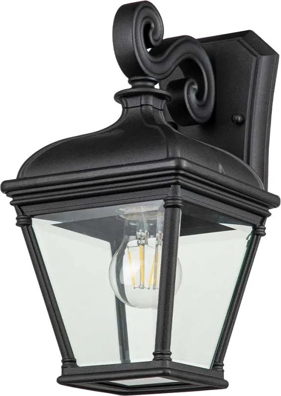 ELSTEAD BAYVIEW-2M-BK BAYVIEW Klasszikus Kültéri Fali Lámpa Fekete E27 IP44