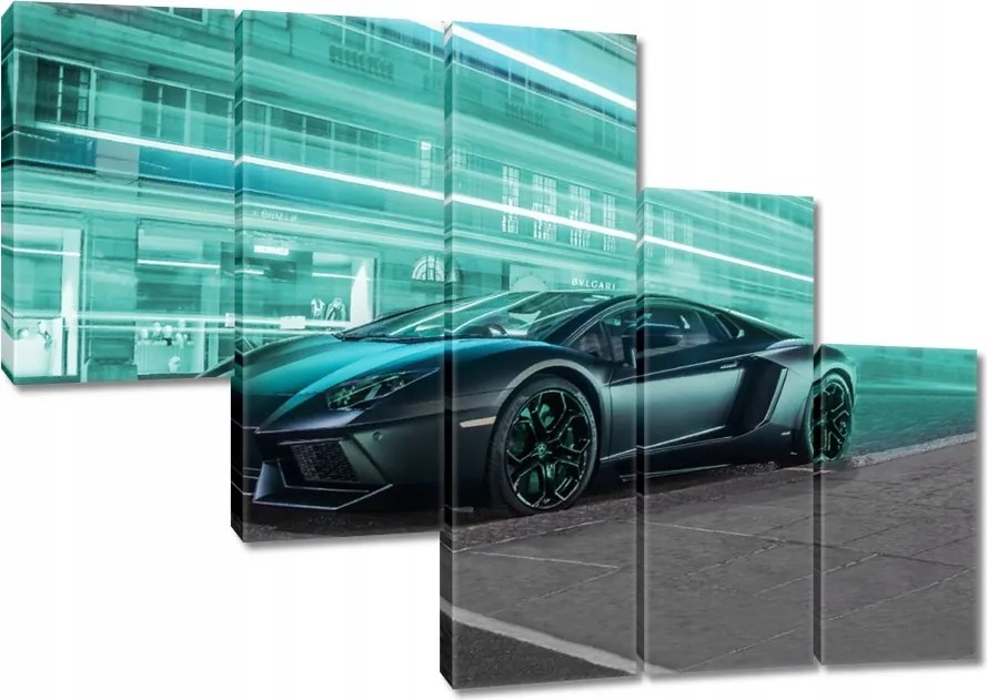 Vászonkép 150x105 Szuper autó Türkiz