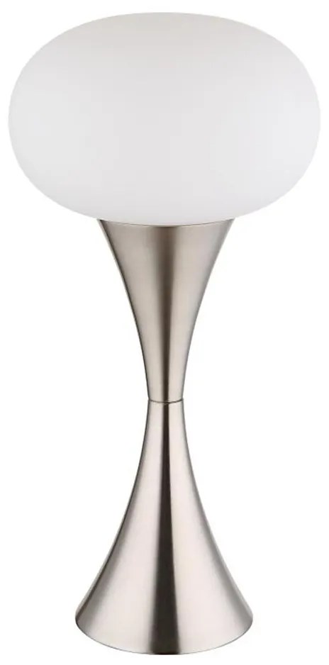 Globo 21027N - Asztali lámpa LULA 1xE14/25W/230V matt króm