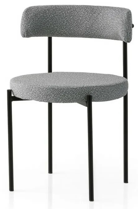 Gini Dark Grey and Black étkezőszékek, 2 db