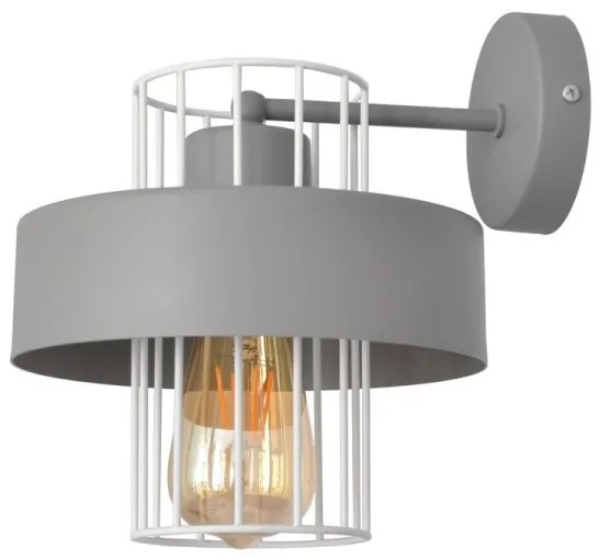 Fali lámpa VOLTA 1xE27/15W/230V szürke