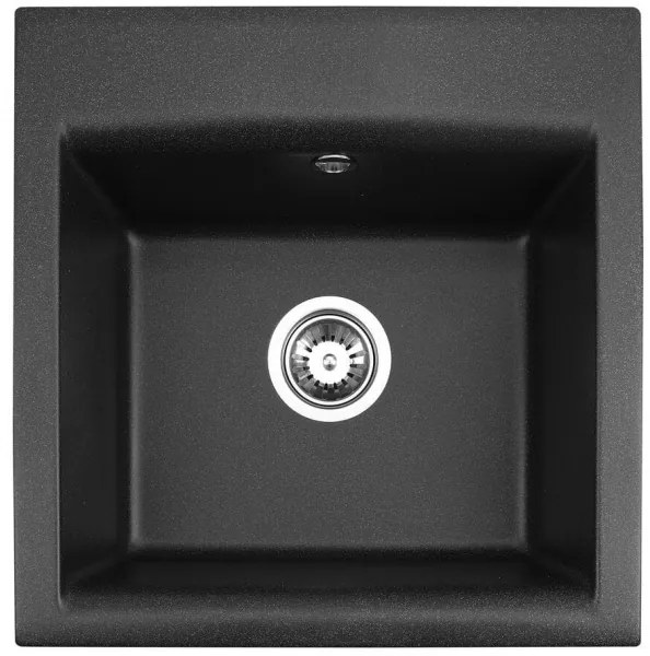ALVEUS SETA23193 - ATROX konyhai mosogató+MINTAS mosogatócsaptelep 34cm gránit/fekete