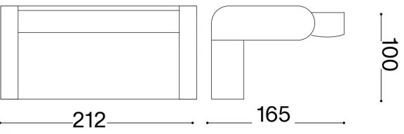 Ideal Lux -LED Kültéri fali lámpa érzékelővel SWIPE LED/21W/230V CRI 90 IP54 barna