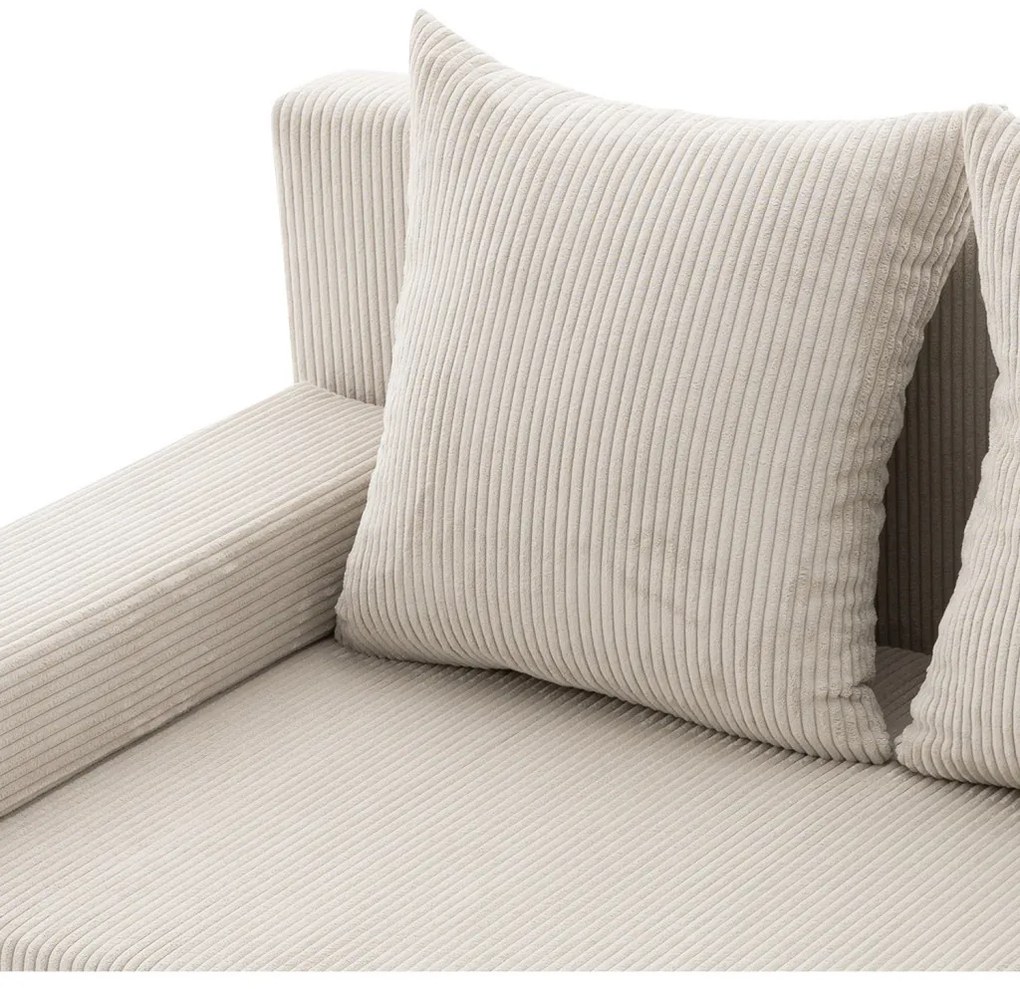 Fireze kanapé, kordbársony, bézs