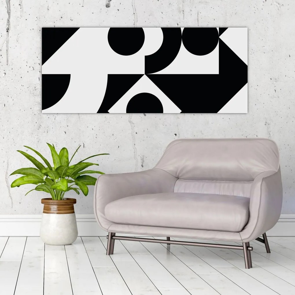 Kép - Geometriai absztrakció N⁰1 (120x50 cm)