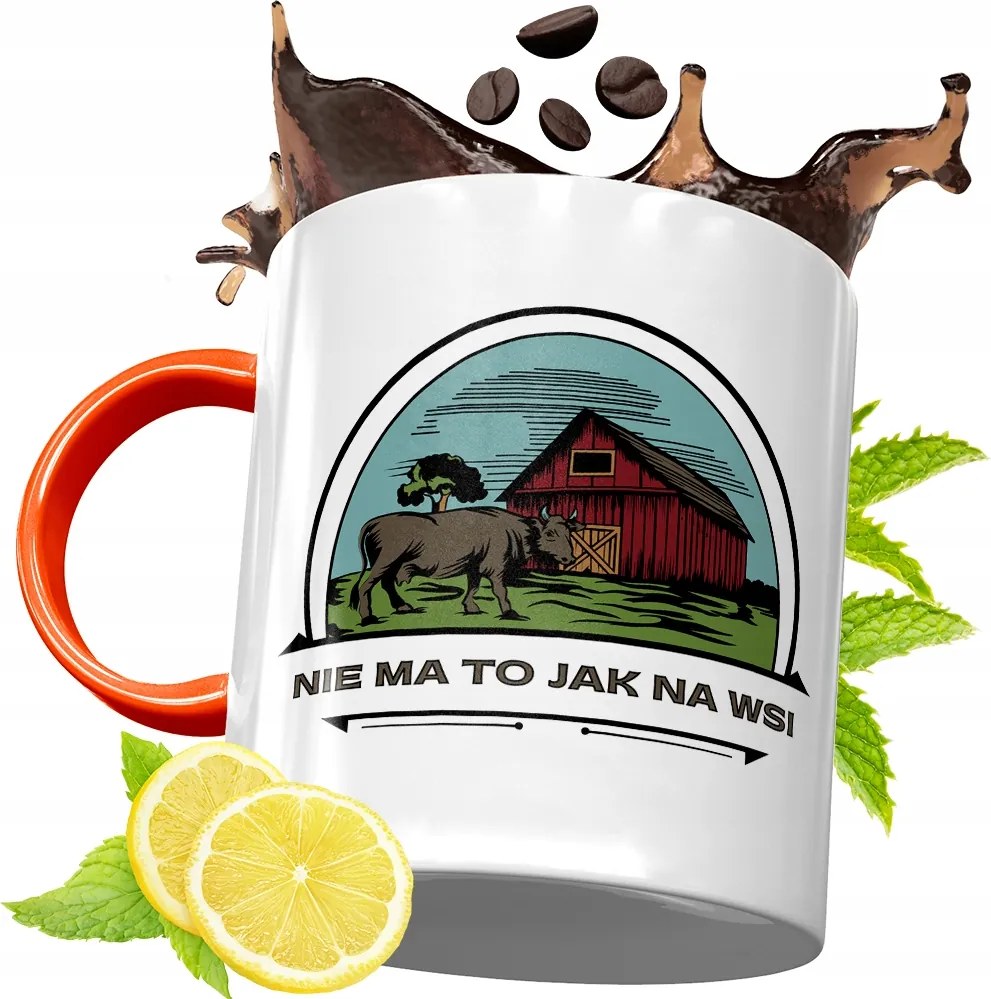 Narancssárga Bögre Gazdáknak Ajándék fényképes nyomtatással